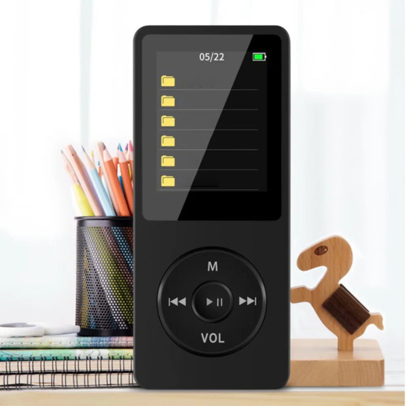 Compact MP3 Player with LCD Screen and FM Radio