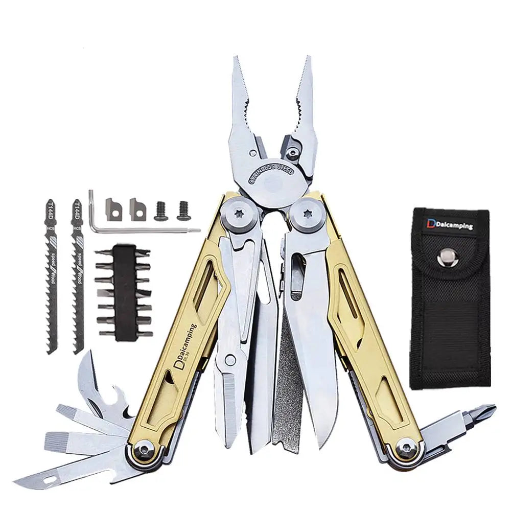 Folding Multi-Tool Pliers with 20-In-1 Functions
