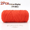 Elastic T-Shirt Yarn for Crochet and Knitting (2-Pack, 50m Each)
