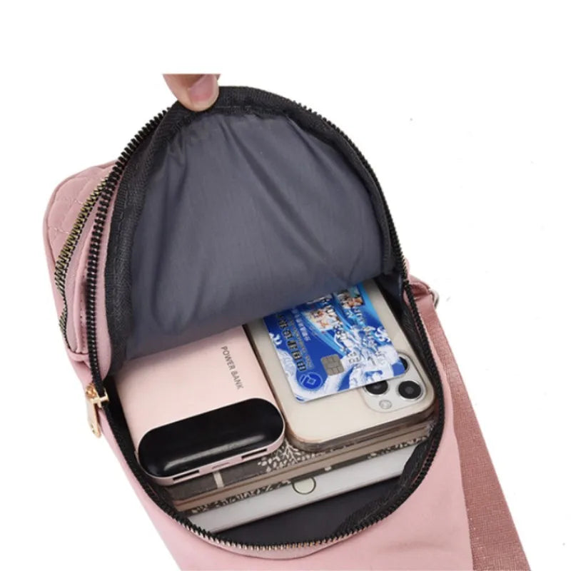 Women's Waterproof Sling Crossbody Bag with Adjustable Strap