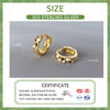Boucles d'oreilles créoles géométriques en argent sterling 925
