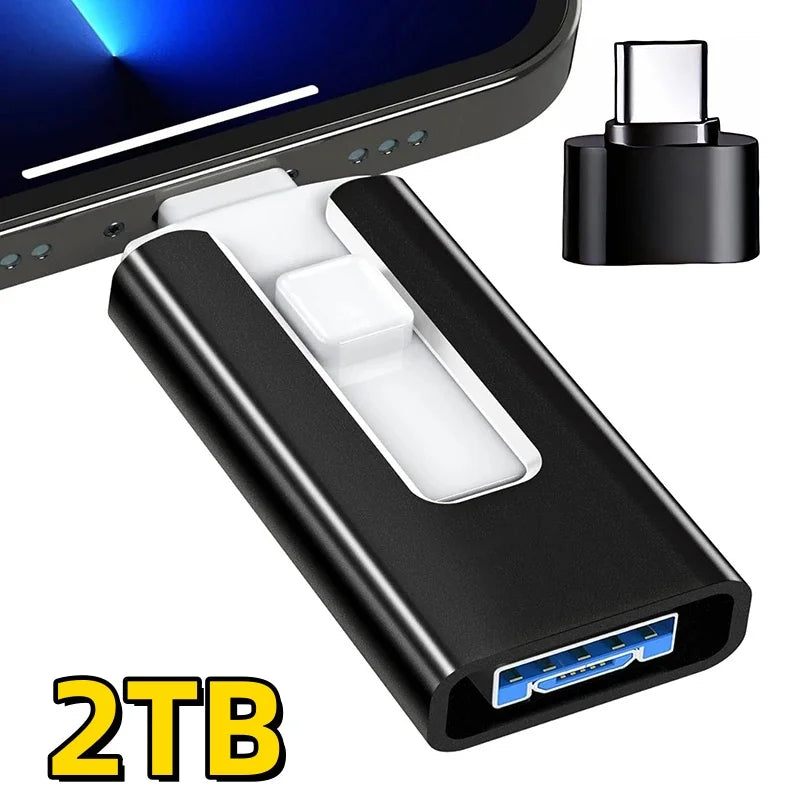 4-in-1 USB 3.0 Flash Drive for iPhone, iPad, and More