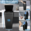 Touchless Motion Sensor Trash Can with Auto-Open Lid