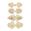 Gold vintage rotating sweater clips for cardigans and shawls