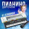 61-Key Electronic Keyboard Piano with Microphone for Beginners