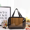 Clear Double-Layer Waterproof Cosmetic Storage Bag