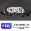 3m fiber optic cable 1 roll and 1m fiber optic cable 5 rolls for a center console and gear panel.