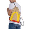 Recycled Kraft Paper Drawstring Backpack