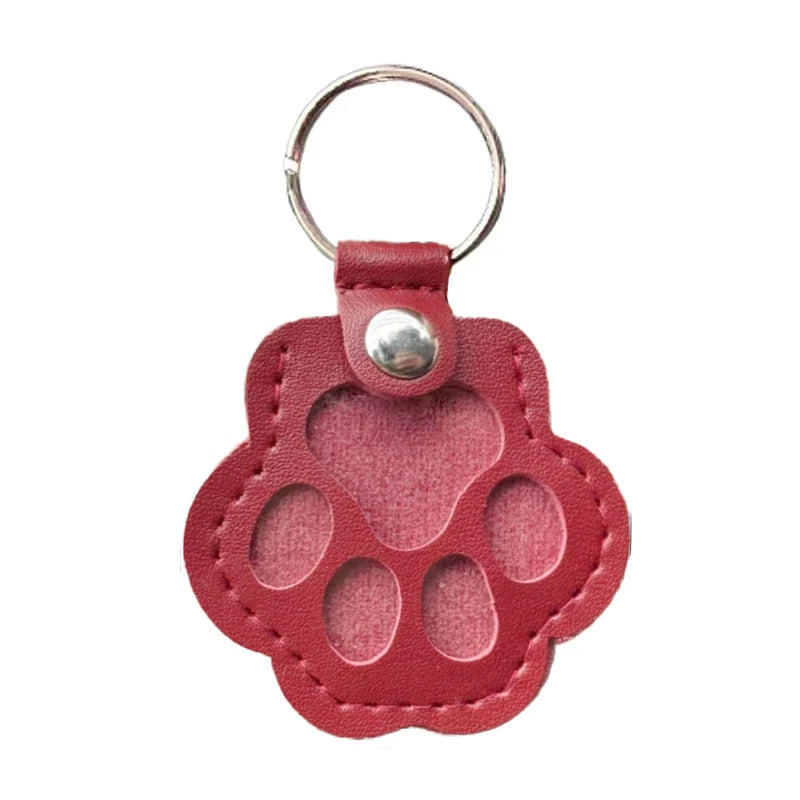 PU Leather Pet Memorial Keychain