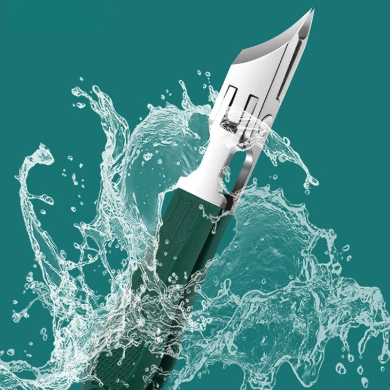 Precision Slant-Edge Stainless Steel Nail Clipper