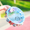 Self-Tuning Double Row Tambourine with Stainless Steel Jingles