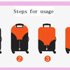 Elastic Aircraft Print Luggage Protector Cover