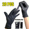 Black Disposable Nitrile Gloves for Cleaning and More