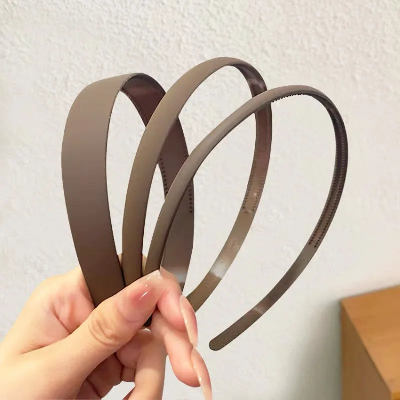 Non-Slip Resin Hair Bands - Set of 5
