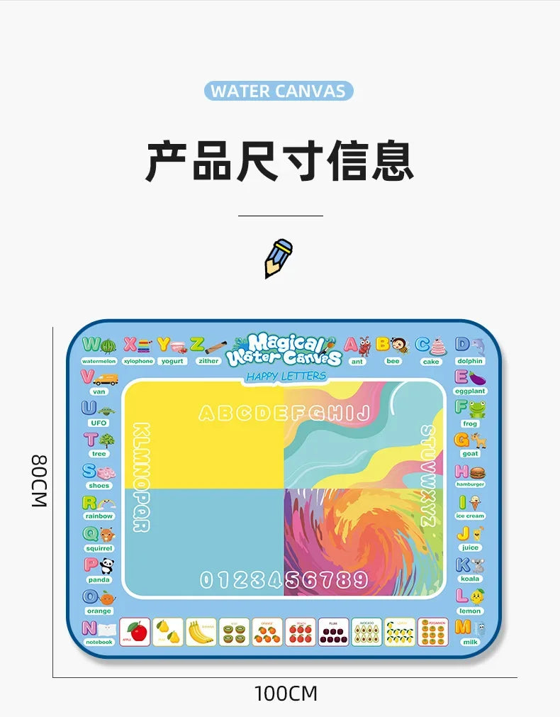 Reusable Magic Water Drawing Mat for Kids
