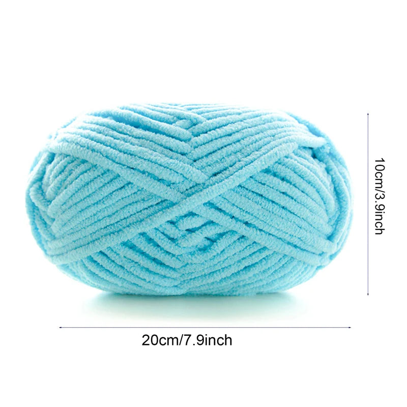 Thick Velvet Yarn for Knitting and Crochet