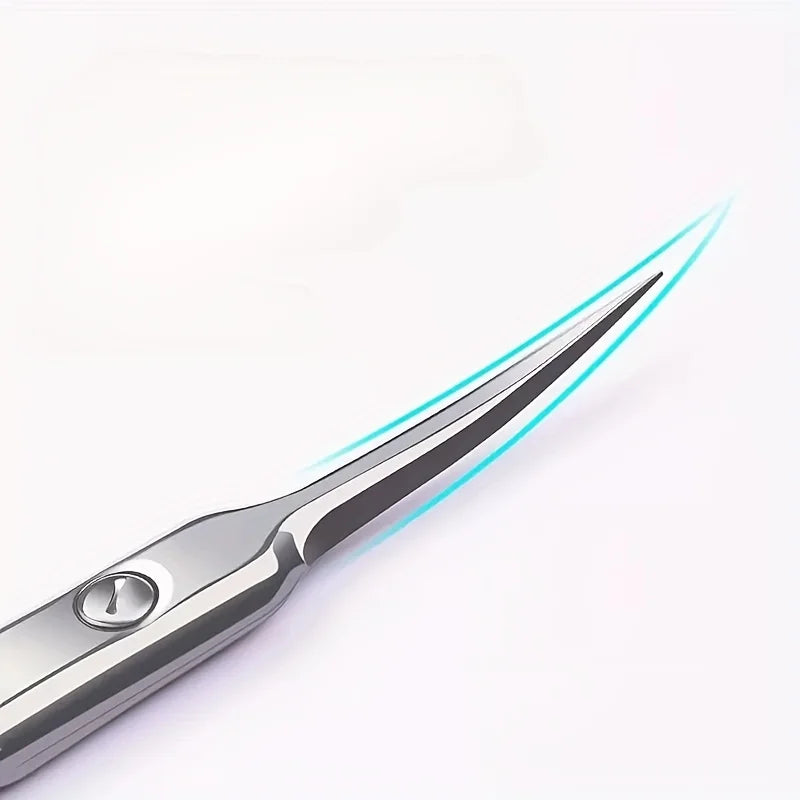 Premium Stainless Steel Cuticle Scissors with Curved Blade