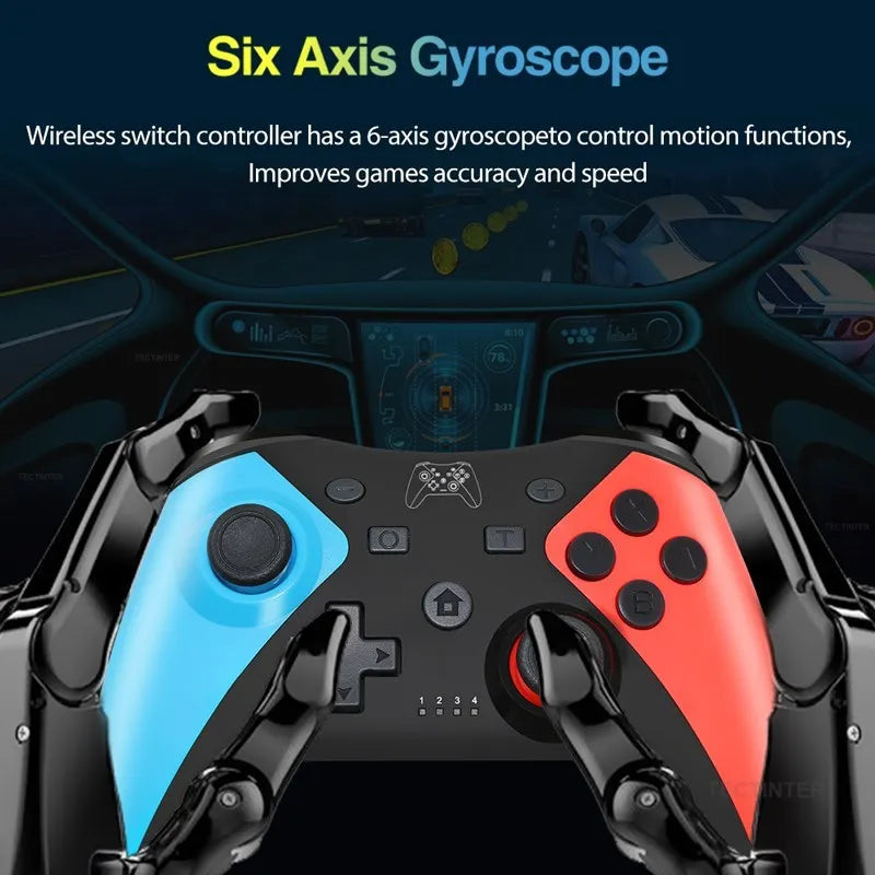 Mando inalámbrico Bluetooth para Nintendo Switch y PC