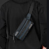 Vintage Style Crossbody Chest Bag for Men – Compact Nylon Shoulder Pack