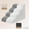 Curved Pet Stairs for Beds and Sofas