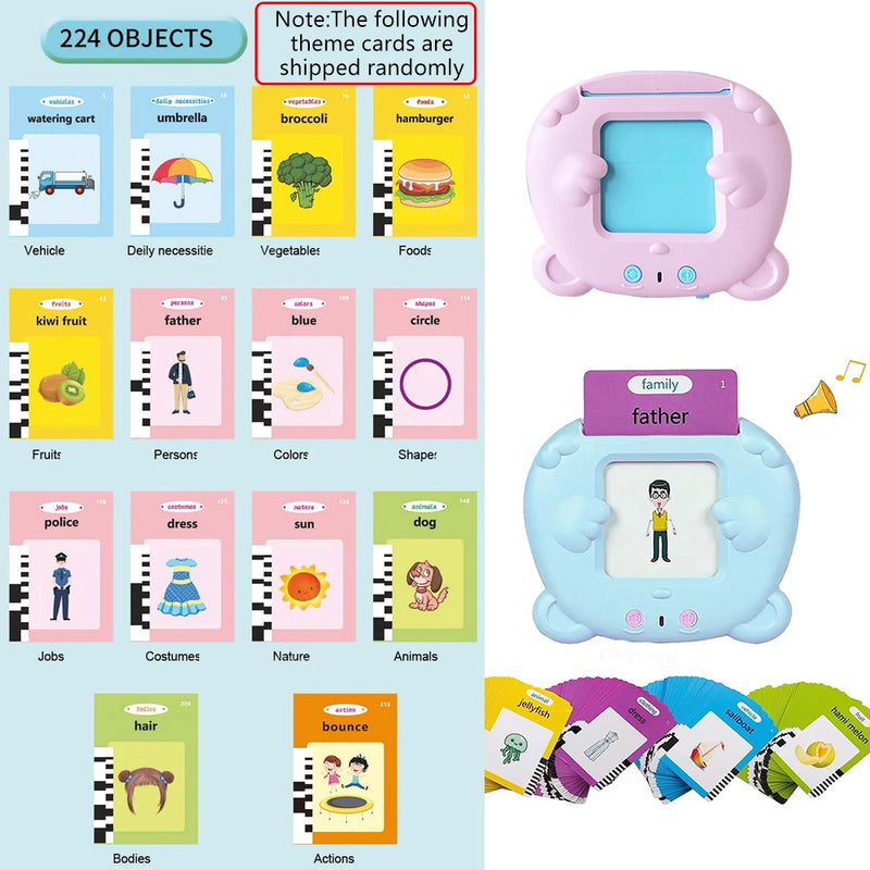 Interactive Talking Flashcard Reader for Kids