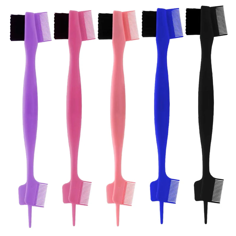 Precision Edge Control Brush for Hair Styling