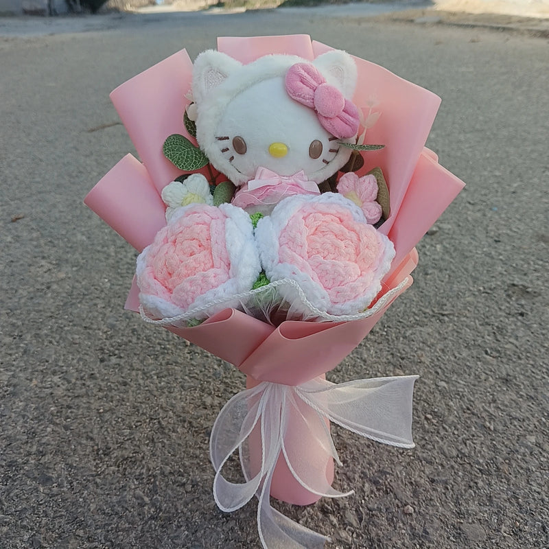 Hello Kitty Plush Rose Bouquet