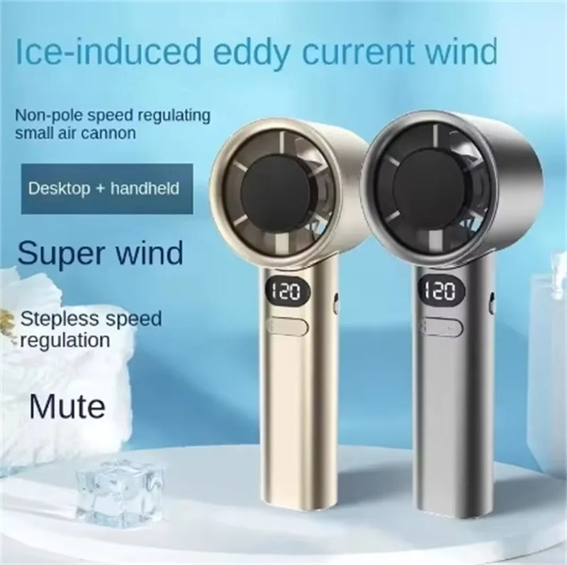 Portable Bladeless Handheld Fan with 120 Speed Settings