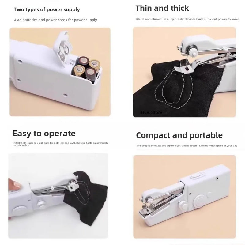 Tragbare Mini-Nähmaschine für unterwegs