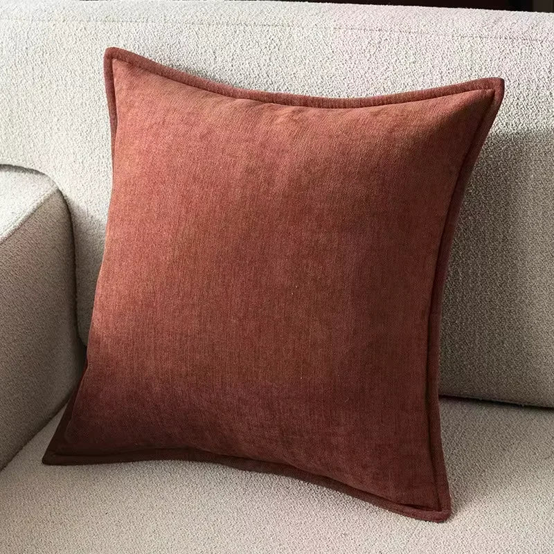 Retro Chenille Throw Pillow Covers for Couch and Bed