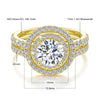 1.2ct Round Moissanite Ring in 925 Sterling Silver