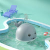 Whale Water Sprinkler Bath Toy with Glowing LED Lights