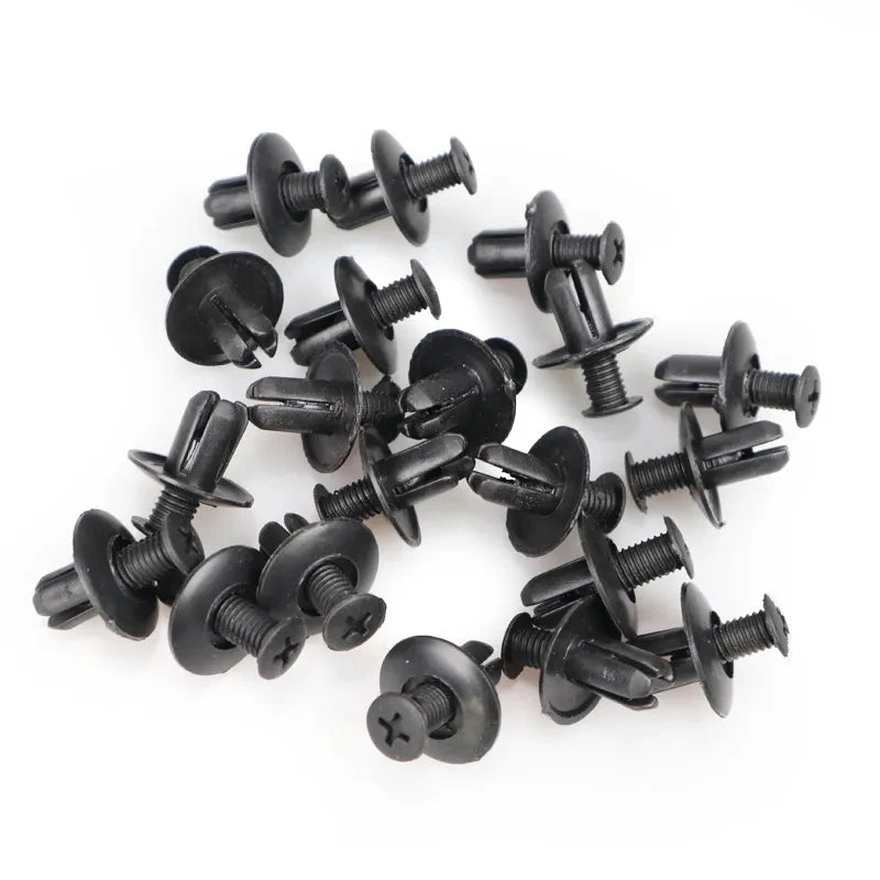 Plastic Push Rivets for Car Trim Panels (50-Pack)