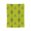 Grinch-Themed Coral Fleece Throw Blanket