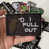 Tactical Military Iron-On Patch with Slogan – Embroidered Badge for DIY Clothing