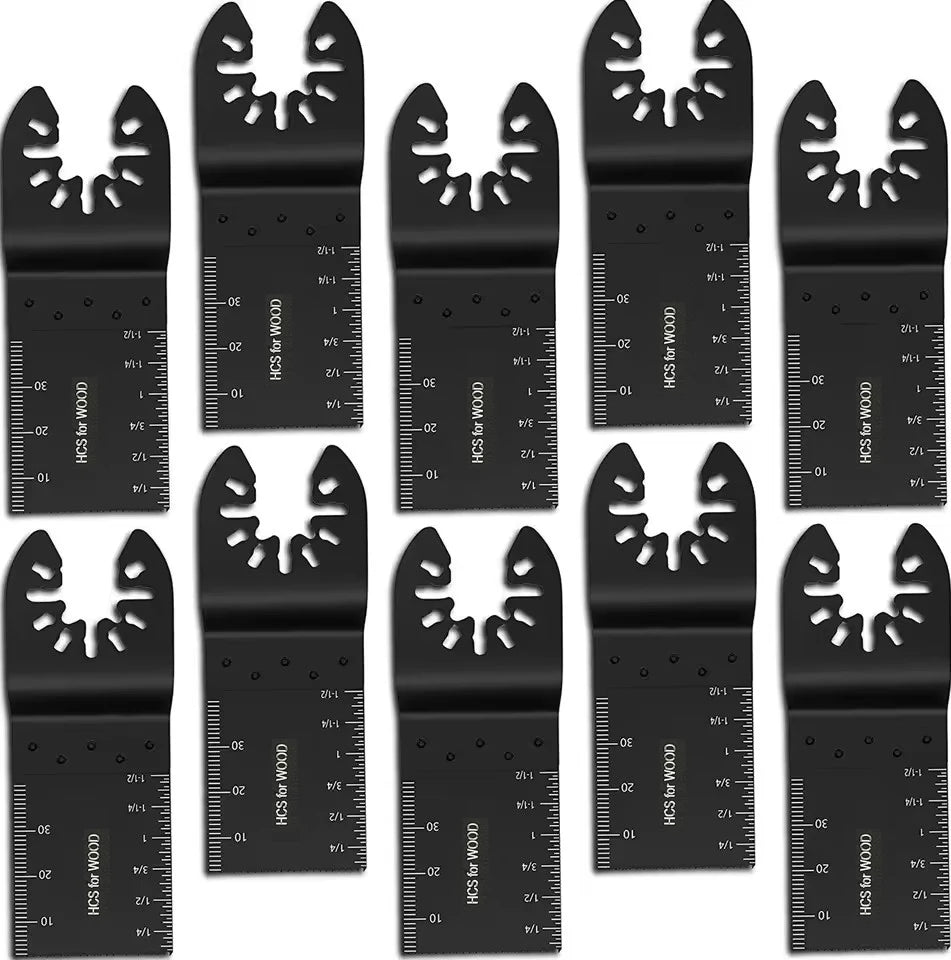 Oscillating Multi-Tool Blades for Fast Cutting in Wood, Metal, and Plastic
