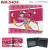 PU Leather Bifold Card Holder Wallet with Cartoon Print