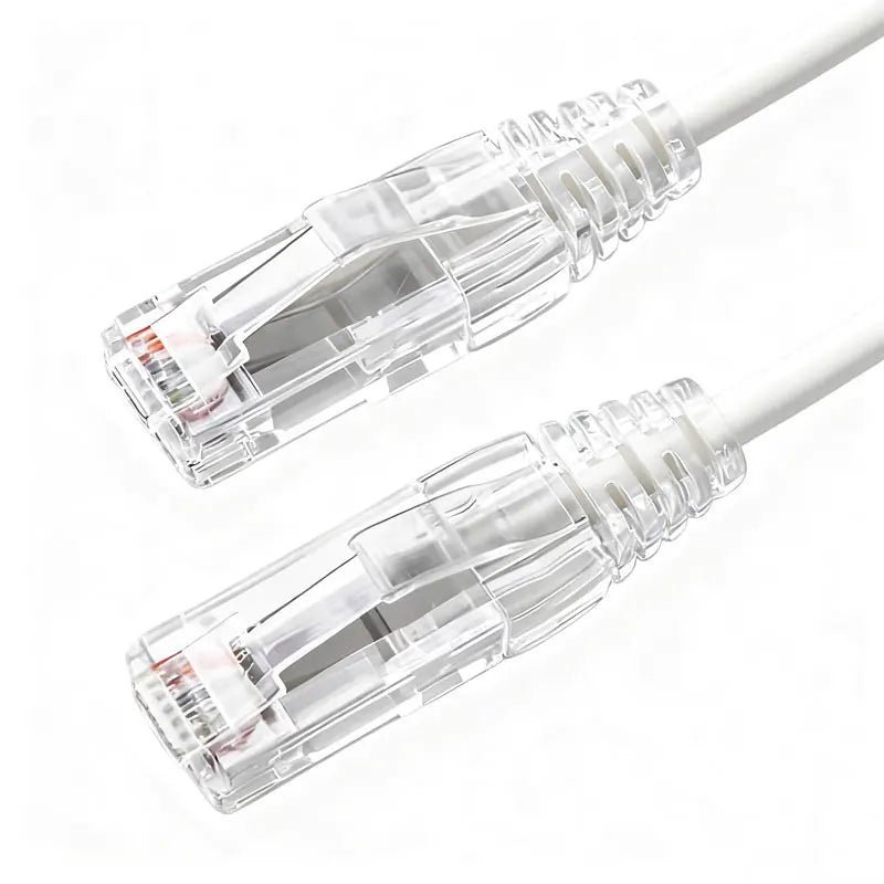 Slim Cat6A Ethernet Patch Cables – 28AWG UTP RJ45 (5-Pack)