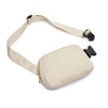 Versatile Nylon Waist Pack with Zippered Pockets