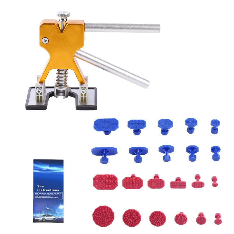 Paintless Dent Repair Kit with Suction Cups and Puller
