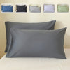 Breathable Solid Color Pillowcase Set (2-Pack) – Soft, Waterproof, Easy Care