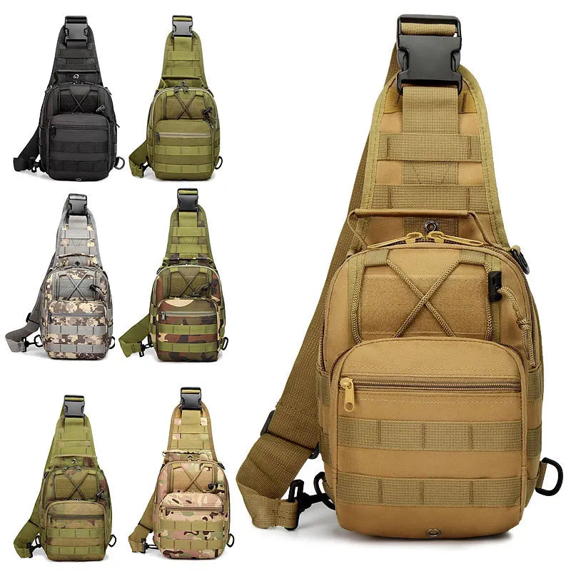 Tactical Sling Bag with MOLLE System for Outdoor Adventures