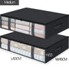 Under Bed Storage Containers with Clear Window (3-Pack)