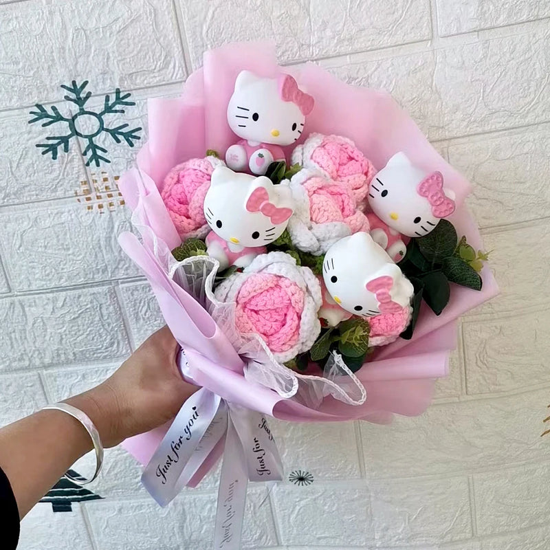 Hello Kitty Plush Rose Bouquet