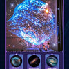 A set of three brilliant nebula galaxy projectors featuring Dolphin Nebula, Andromeda, and Blue Love.