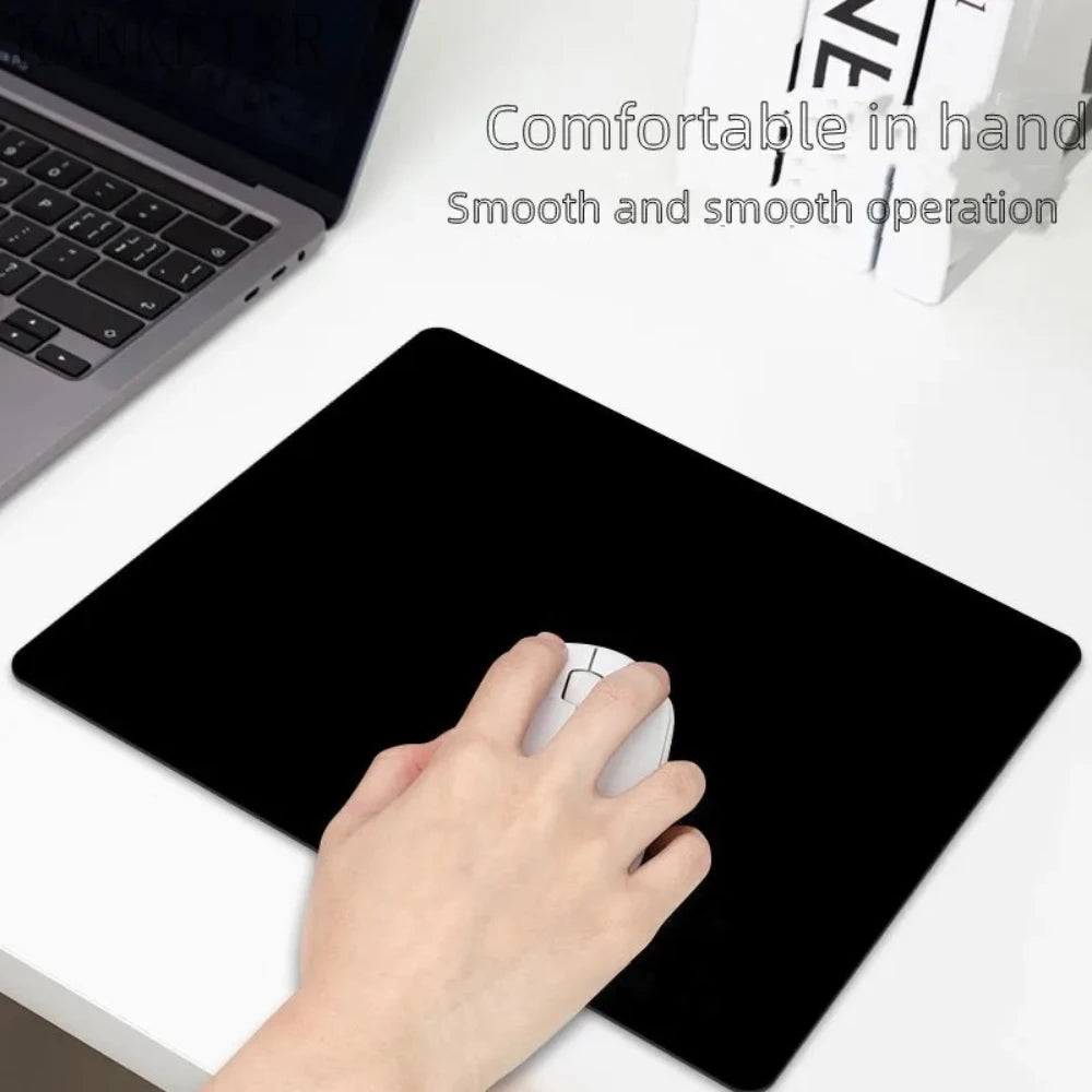 Classic Black Non-Slip Rubber Mouse Pad
