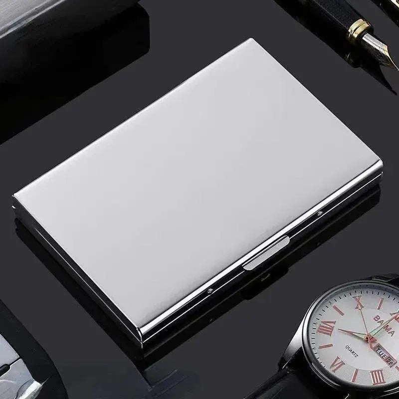 Slim Stainless Steel RFID Blocking Card Holder
