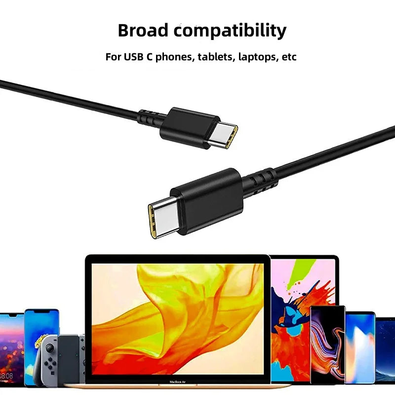 65W USB-C Laptop Charger with Fast Charging