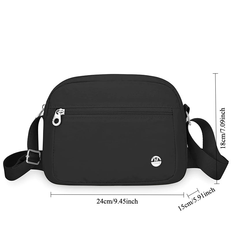 Lightweight Nylon Crossbody Bag for Women