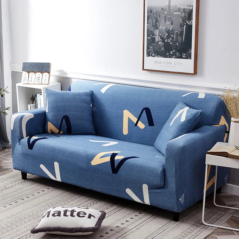 Stretch Sofa Cover with Non-Slip Backing
